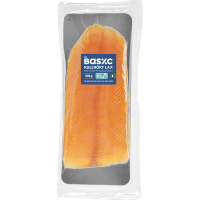 Illustration av Kallrökt Lax skivad upptinad