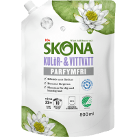 Illustration av Tvättmedel Flytande Kulör/Vit Refill PF