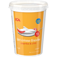 Illustration av Crème fraiche Lätt Paprika & chili 11%