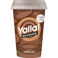 Illustration av Milkshake chokladsmak