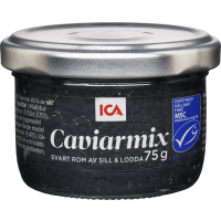 Illustration av Caviarmix svart