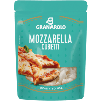 Illustration av Tärnad mozzarella