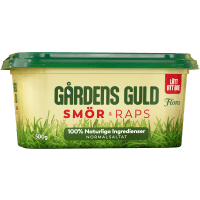 Illustration av Gårdens Guld Smör & Raps