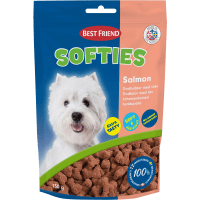 Illustration av Softies Lax Hundgodis