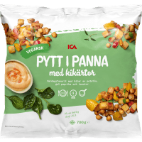 Illustration av Pytt i panna vegansk