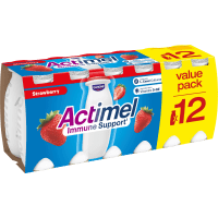 Illustration av Actimel 12-pack