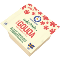 Illustration av Gouda ost