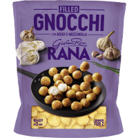 Illustration av Fylld Gnocchi Vitl