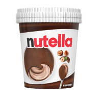 Illustration av Nutella Hasselnötsglass
