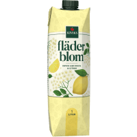 Illustration av Dryck Fläderblom med druva och citron