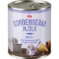 Illustration av Kondenserad mjölk