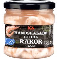 Illustration av Räkor handskalade stora i lake