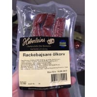 Illustration av Ölkorv Rackebajsare 3.-pack