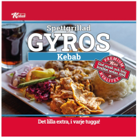 Illustration av Gyros Spettgrillad