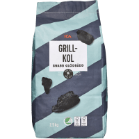 Illustration av Grillkol .