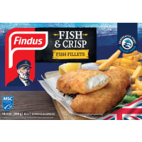Illustration av Fish & crisp fish filets