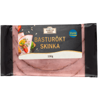 Illustration av Basturökt skinka