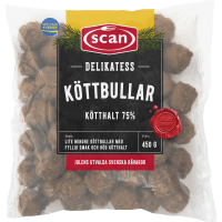 Illustration av Köttbullar Delikatess Stekta 75% Kötthalt