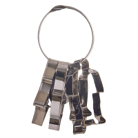 Illustration av Kakmått rostfria