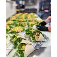 Illustration av Kycklingwrap