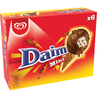 Illustration av Glass Mini Daim Strawberry 6-p