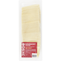 Illustration av Gouda skivad