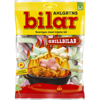 Illustration av Ahlgrens grillbila