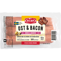 Illustration av Grillkorv Bacon/Ost