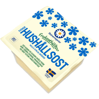 Illustration av hushållsost