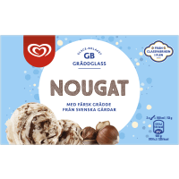 Illustration av Vanilj med nougat