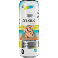 Illustration av Celsius Strawberry Lemonade/ Peach Vibe/ Lemon Lime