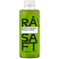 Illustration av Spenat Äpple Ananas Citron