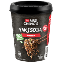 Illustration av Yakisoba beef cup