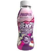 Illustration av Milkshake Berry Cheesecake