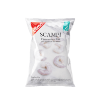 Illustration av Scampi räkor