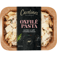 Illustration av Oxfilépasta