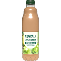 Illustration av Lowcaly juice. Flera olika smaker.