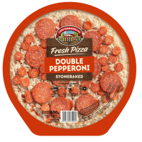 Illustration av Pizza m. pepperoni