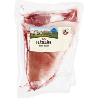 Illustration av Fläsklägg med ben rimmad