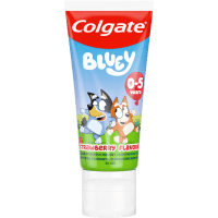 Illustration av Tandkräm Kids Bluey 0-5 år