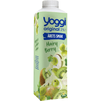 Illustration av Original yoghurt kiwi/krusbär/äpple
