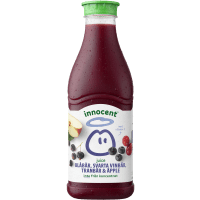 Illustration av Blåbär/Svartvinbärsjuice