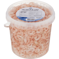 Illustration av Handskalade räkor