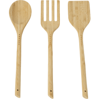 Illustration av Köksredskap set bambu