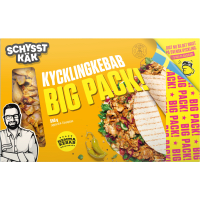 Illustration av Kycklingkebab Big-Pack