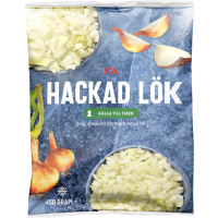 Illustration av Hackad lök