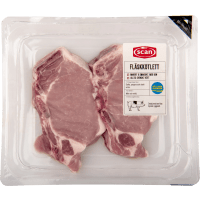 Illustration av Fläskkotlett med ben