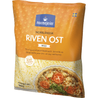 Illustration av Riven ost 28%