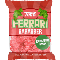 Illustration av Ferrari Rabarber Påse