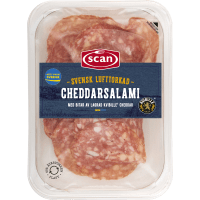 Illustration av Cheddarsalami